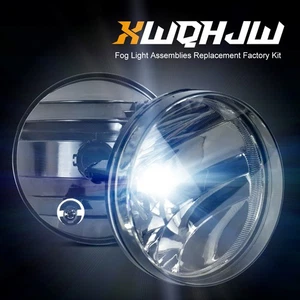 Pair LED Fog Lights Bumper Lamps For GMC Sierra 1500 2500HD 3500HD 2007-2013 - Picture 1 of 15