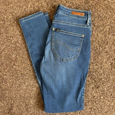 Lee Scarlett High Skinny Ladies Blue Jeans High Waist W28L31 (measures W26.5L29) - Image 1 of 4