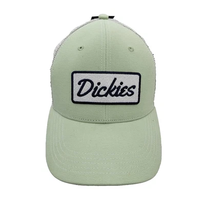 Dickies Mens One Size Light Green Black Adjustable Snapback Casual Trucker Hat - Image 1 of 4