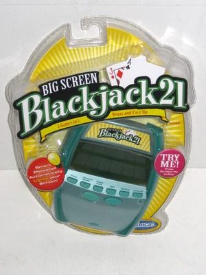 Juego portátil Big Screen Blackjack 21 Radica 2005 ~ Precintado - Envío gratuito ~ Foto 1 de 2