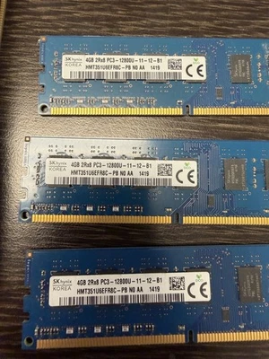 🔥🔥Lot of 9🔥🔥SK Hynix 8GB (4GBx2) 2Rx8 PC3-12800U HMT351U6EFR8C-PB - Image 1 of 2