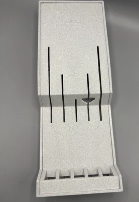 Bloque de almacenamiento de cuchillos Cutco para cajón o pared #1742 5 ranuras gris hecho en EE. UU. 17x6 Foto 1 de 4