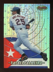 1997 Bowman's Best RAFAEL PALMEIRO #BBI 10 Baseball Card International REFRACTOR - Picture 1 of 2