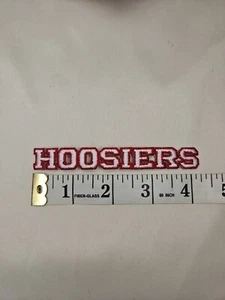 Hoosiers Iron On Embroidered Patch - Picture 1 of 2