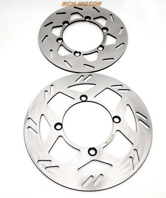 Nuevos rotores de disco de freno delanteros y traseros para Kawasaki KDX200 KDX220R 1995-2006 Foto 1 de 2