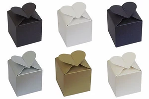 Perlmutt Herz Top Hochzeit/Party Gastgeschenk Boxen - Farbe wählbar - Menge wählbar - Bild 1 von 12