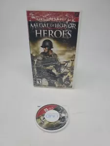 Medal of Honor Heroes PSP PlayStation Portable Greatest Hits Game And Case - Picture 1 of 7