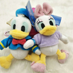 2 Styles Disney Donald Daisy Duck Mini Soft Plush Pendant Toys Dolls 15cm/6"