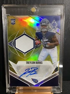 2022 Panini Phoenix Treylon Burks Gold Parallel RPA Rookie Auto 40/75 Titans - Picture 1 of 2