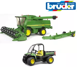 Bruder Toys Pro Series John Deere Combine Harvester T670i + Gator ATV 855D 1:16 - Picture 1 of 1