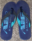 Air Balance Mens Sandals Size 13 Blue/ Aqua Surf Flip Flops