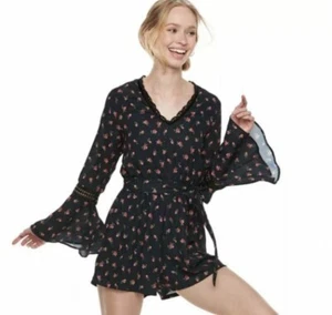 Nuevo con etiquetas Pantalones Cortos Mameluco Disney Princesa Grande Negro Rosebud La Bella y la Bestia L - Imagen 1 de 18