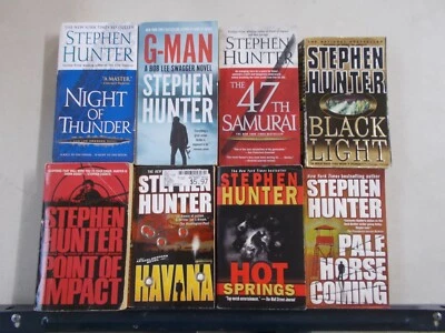 *CB 8 STEPHEN HUNTER PB BOB LEE AND EARL SWAGGER NOVELS HOT HORSE HAVANA IMPACT - Image 1 of 3