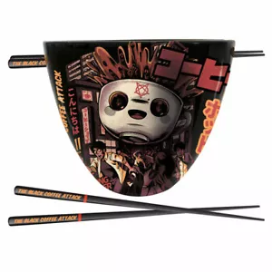 Ilustrata - The Black Coffee Attack - Ramen Schüssel Set mit Essstäbchen - GP85656 - Bild 1 von 2