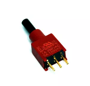 10x Sub Miniature Push button Switch Water Proof IP67 3P 3A120V UL 8AS8P1A1M2CES - Picture 1 of 8