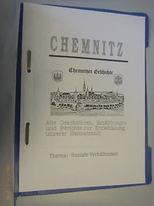 Chemnitz -Soziale Verhältnisse 1885 /Chemnitzer Geschichte ,Erzählungen Bericht - Bild 1 von 1