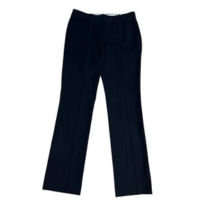 Pantalones de vestir negros Tollegno 1900 de lana para mujer talla 4 E7940 nuevos con etiquetas J Crew Collection - Imagen 1 de 10