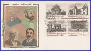USA5 #1928-31 U/A COLORANO SILK FDC BL4  America Architecture - Picture 1 of 1
