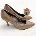 DNKY NEW York | Taupe brown Glitter Pump heels women formal cocktail size 6