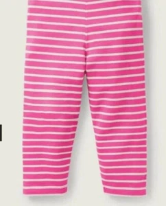 Mini Boden girls Party Pink/Ivory cropped leggings Size 6-7y NWT - Picture 1 of 5