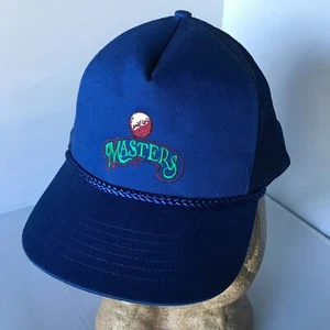 Masters Golf Truckermütze Baseballmütze Snapback blau Seil Netz neu ohne Etikett - Bild 1 von 7