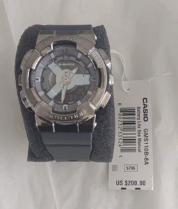 Casio G shock Sports Watch GMS110B-8A Digital Metallic Gray Colored NWT - Picture 1 of 3