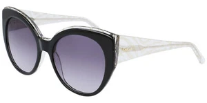 Bebe Women's Jet Round Cat-Eye Sunglasses w/ Gradient Lens - BB7231-001 - Picture 1 of 3