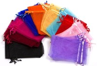 100Pc Organza Wedding Xmas Party Favor Gift Candy Bags Jewellery Pouches 13X18cm