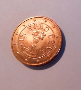 1 Cent Euro EIN Münze 2015 - Bild 1 von 2