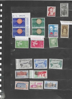 ITALY-1950 ISH-SELECTION-MANY BETTER-MULTIPLES--MNH-SOME TONED GUM-VF-#5 - Image 1 of 4