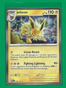Pokémon TCG SV-Prismatic Evolutions Jolteon #29/131 Holo Rare - Picture 1 of 2