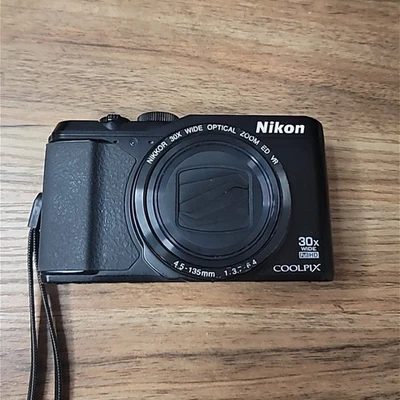 Nikon COOLPIX S9900 Digital Camera 16.0 MP 30x Optical Zoom Built-In Wi-Fi Black - Image 1 of 4