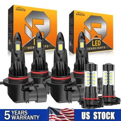 Chrysler 200 2011 2012 faros LED haz alto bajo bombilla antiniebla blanco frío Foto 1 de 4