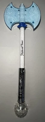 Средневековые времена светодиодная подсветка двуглавый боевой топор игрушка сувенир синий мигающий - Изображение 1 из 4
