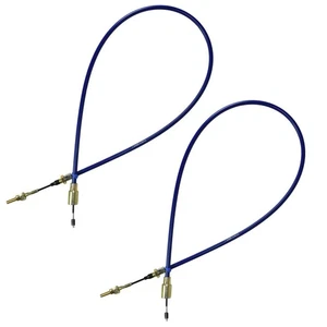 Pair Long Life Trailer Brake Cable Knott System for Ifor Williams Outer 1990mm - Picture 1 of 5