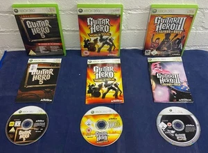 Guitar Hero: III Legends of Rock, 5 & World Tour Xbox 360 bundle - Picture 1 of 1