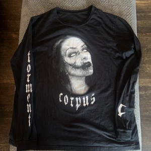 Corpus Torment Death Metal Rock Punk Hardcore Black Large Long Sleeve Shirt Mens - Picture 1 of 8