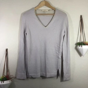 Suéter Inhabit Oyster Escote en V Mezcla Cachemira - Imagen 1 de 6