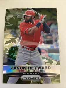 2015 Panini Prizm Jason Heyward Camo Prizm 154/199 St. Louis Cardinals  - Picture 1 of 2