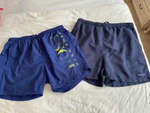 2 Pairs Swim Shorts Navy & Black Size XL - Picture 1 of 7