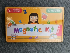104 Pcs Educational Foam Magnets 52 Letters And 52 Figures.Brand New Unopened CB - Picture 1 of 6