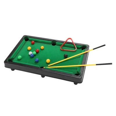 Mini Billard Snooker Spiel mit Queues und Bällen - Bild 1 von 4