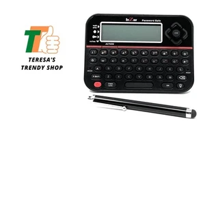 Sichere Passwort-Organizer mit hintergrundbeleuchtetem LCD-Bildschirm - Aufbewahrung & Stylus Produktbündel - Bild 1 von 2