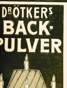 "Dr. OETKER KUCHEN zum Geburtstag 2 Rezepte" ORIGINAL ~1912 "LAUTSPRECH" 1.Radio - Bild 1 von 4