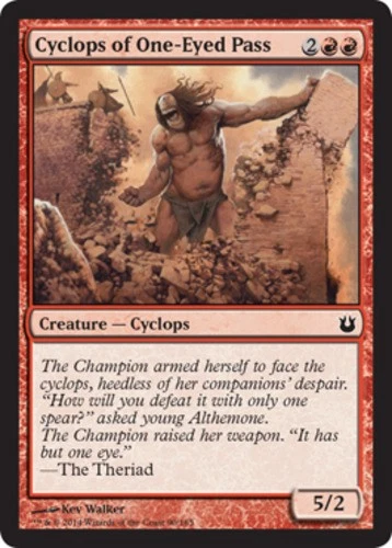 Cyclops of One-Eyed Pass - Foil - Born of the Gods #90/165 MTG Magic The Gatheri - Image 1 of 1