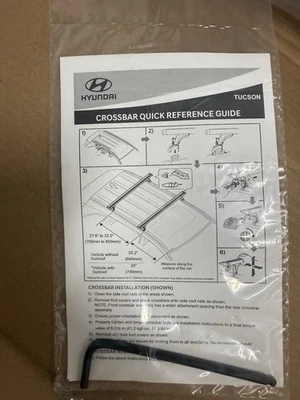 NUEVAS BARRAS TRANSVERSALES DE TECHO OEM sin panorámicas CWF21AU000 para Hyundai Tucson 21-23 Foto 1 de 4