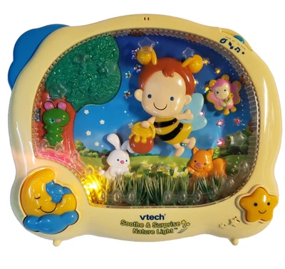 Vtech Soothe & Surprise Nature Light Crib Toy AS IS Musical Projector Vintage - Image 1 of 4
