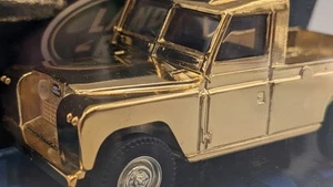 Corgi 1:43 Gold Plated Land Rover, Limited Edition, 50 Year Anniversary. - Picture 1 of 12