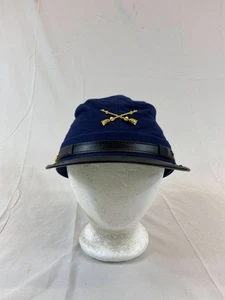 Civil War Calvary Cadet Cap Union Army Hat Souvenir Crossed Artillery OSFA - Picture 1 of 9