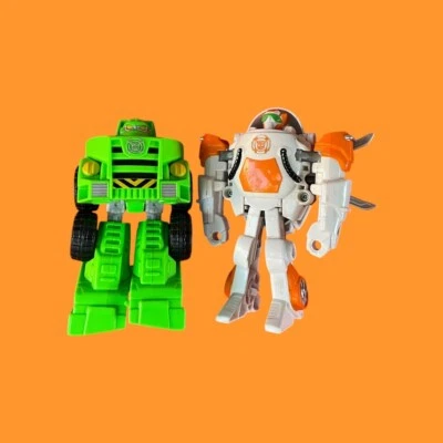 Playskool Heroes Transformers Rescue Bots Boulder & Blades Rescan Figures - Image 1 of 4